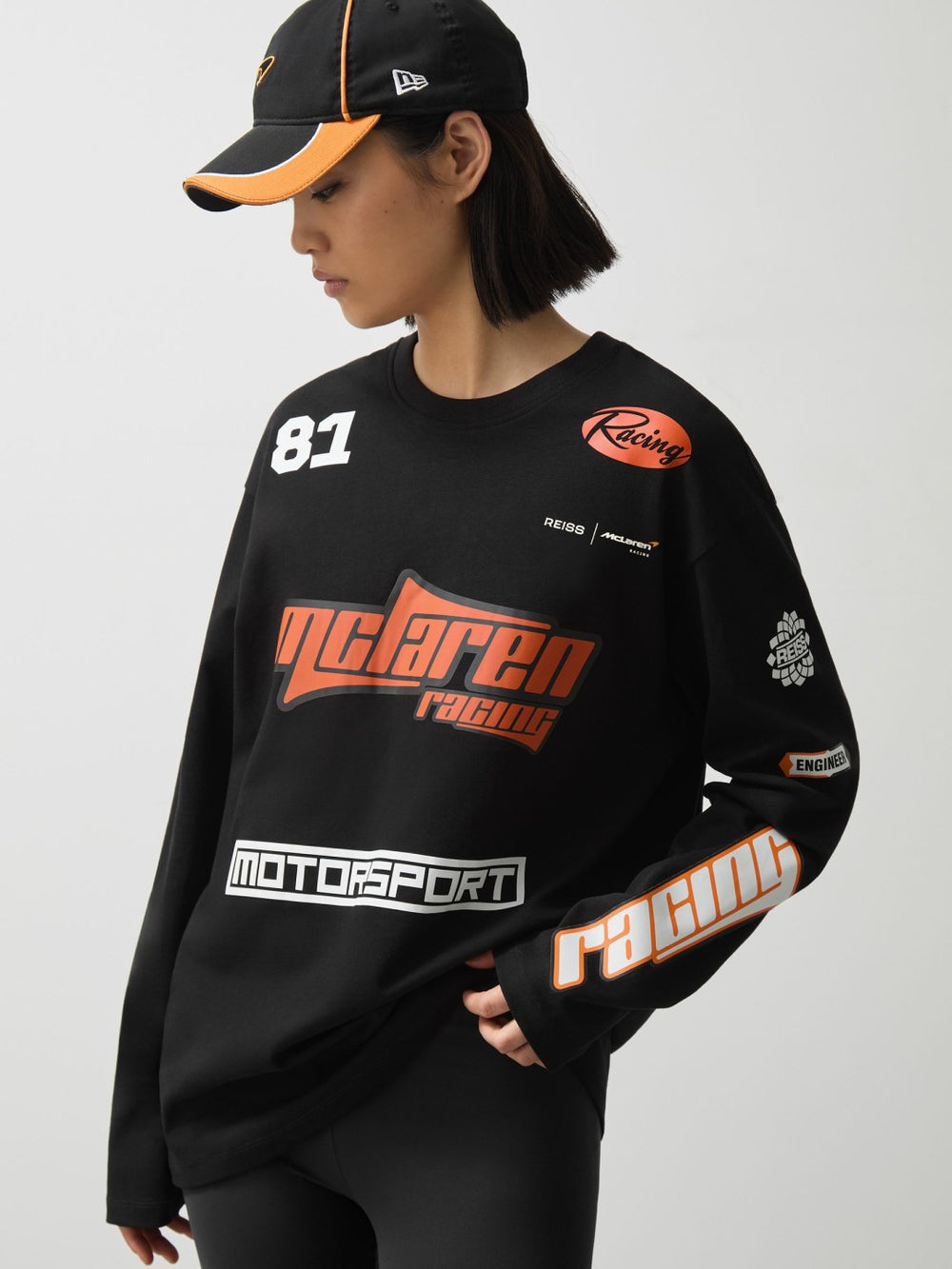 McLaren F1 Team Cotton Logo T-Shirt Unisex Fit Black | Men