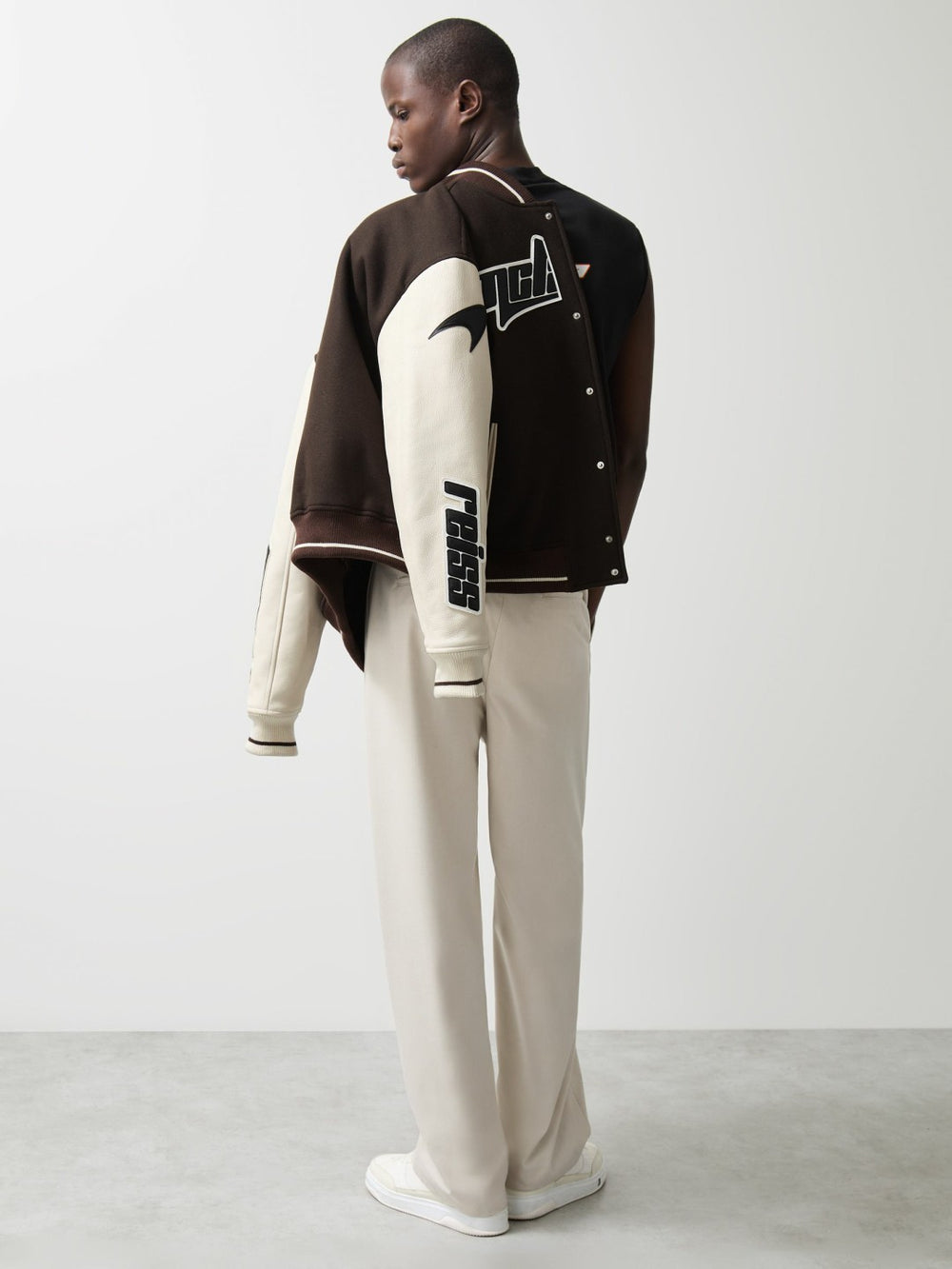 McLaren F1 Team Bomber Jacket Brown/Ivory/White | Men
