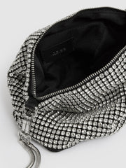 Crystal Bracelet Pouch Bag Silver | Women