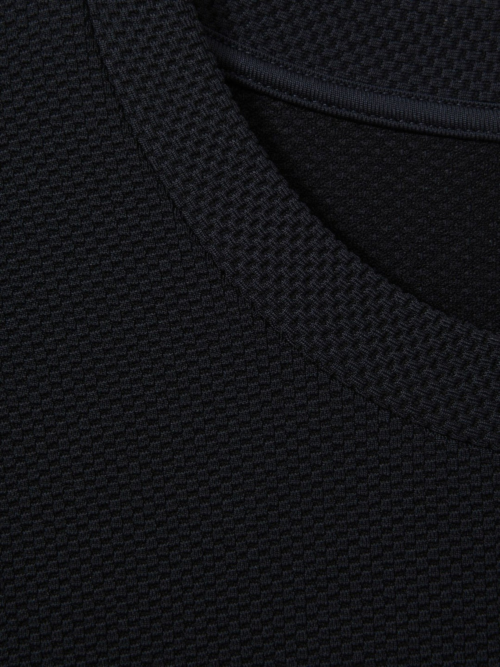 Textured Crew-Neck T-Shirt Navy | Men