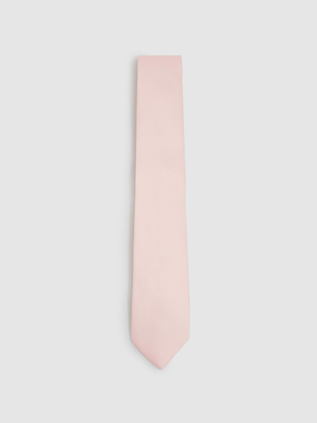 Textured Silk Blend Tie Light Pink | Men