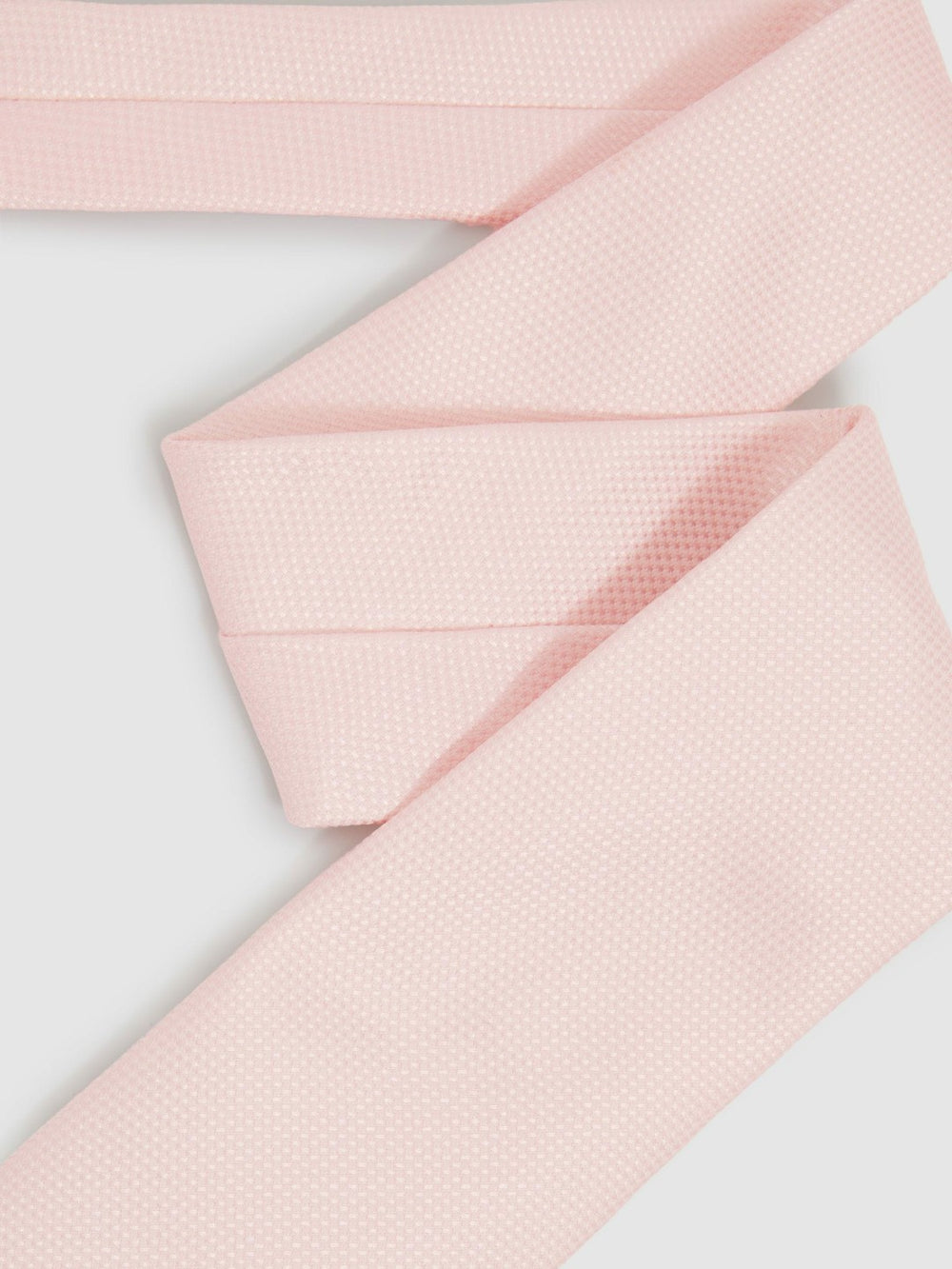 Textured Silk Blend Tie Light Pink | Men