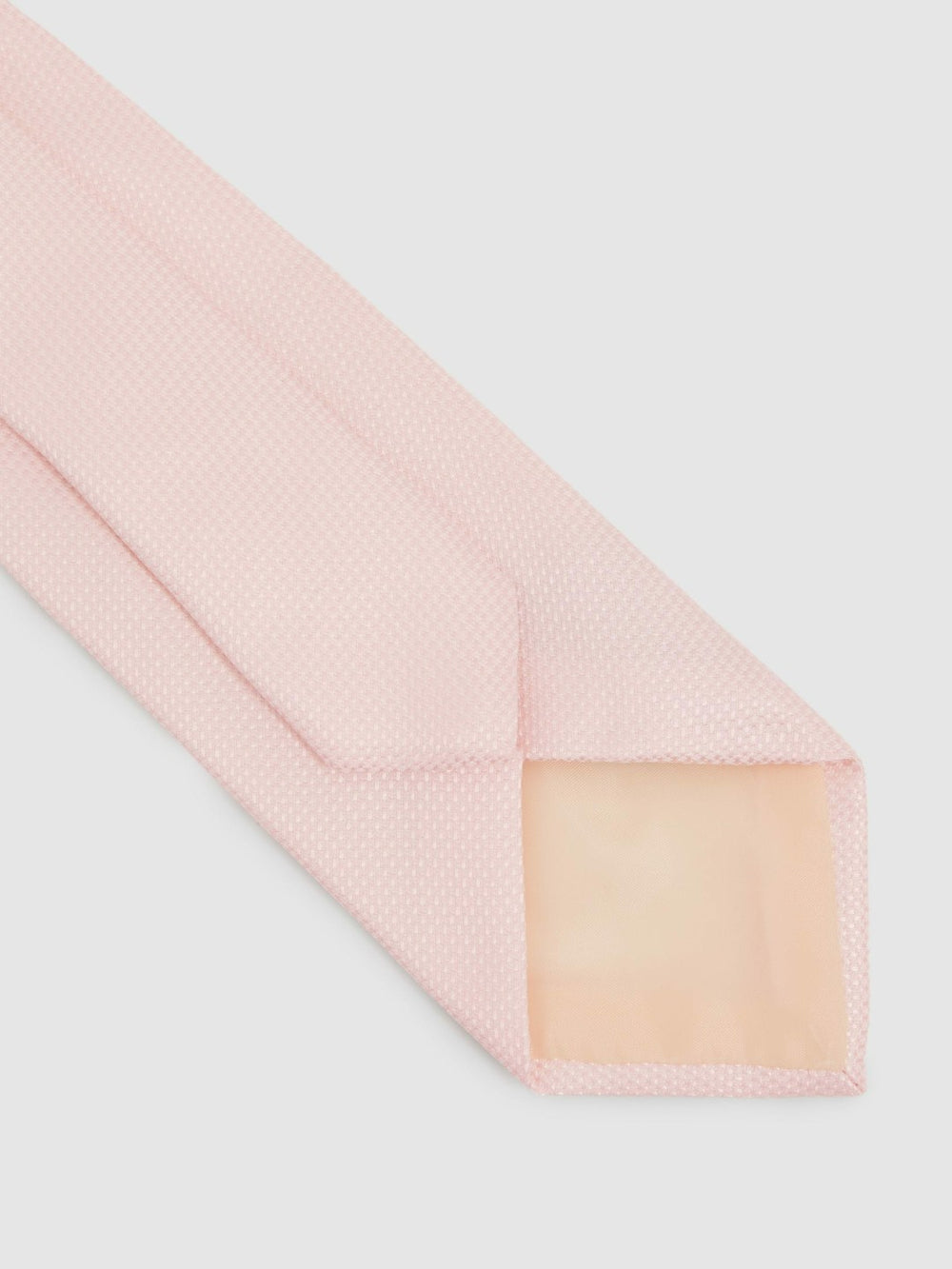 Textured Silk Blend Tie Light Pink | Men