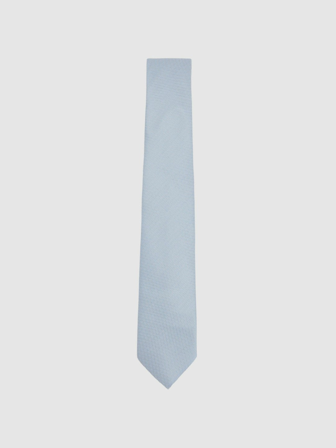 Textured Silk Blend Tie Light Blue | Men