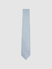 Textured Silk Blend Tie Light Blue | Men