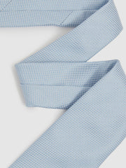 Textured Silk Blend Tie Light Blue | Men