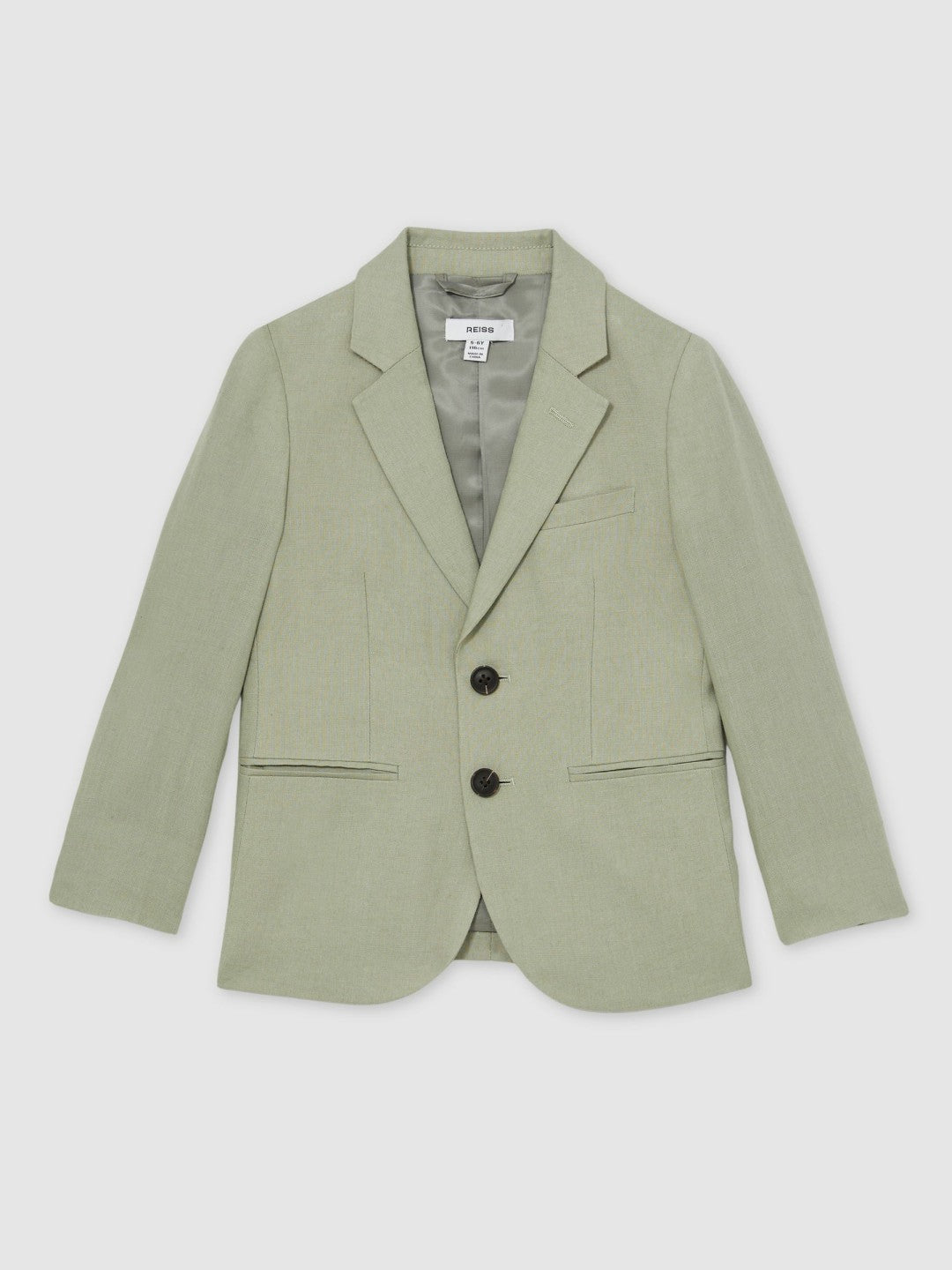 3-9 yrs Linen Single Breasted Blazer Apple | Children & Baby