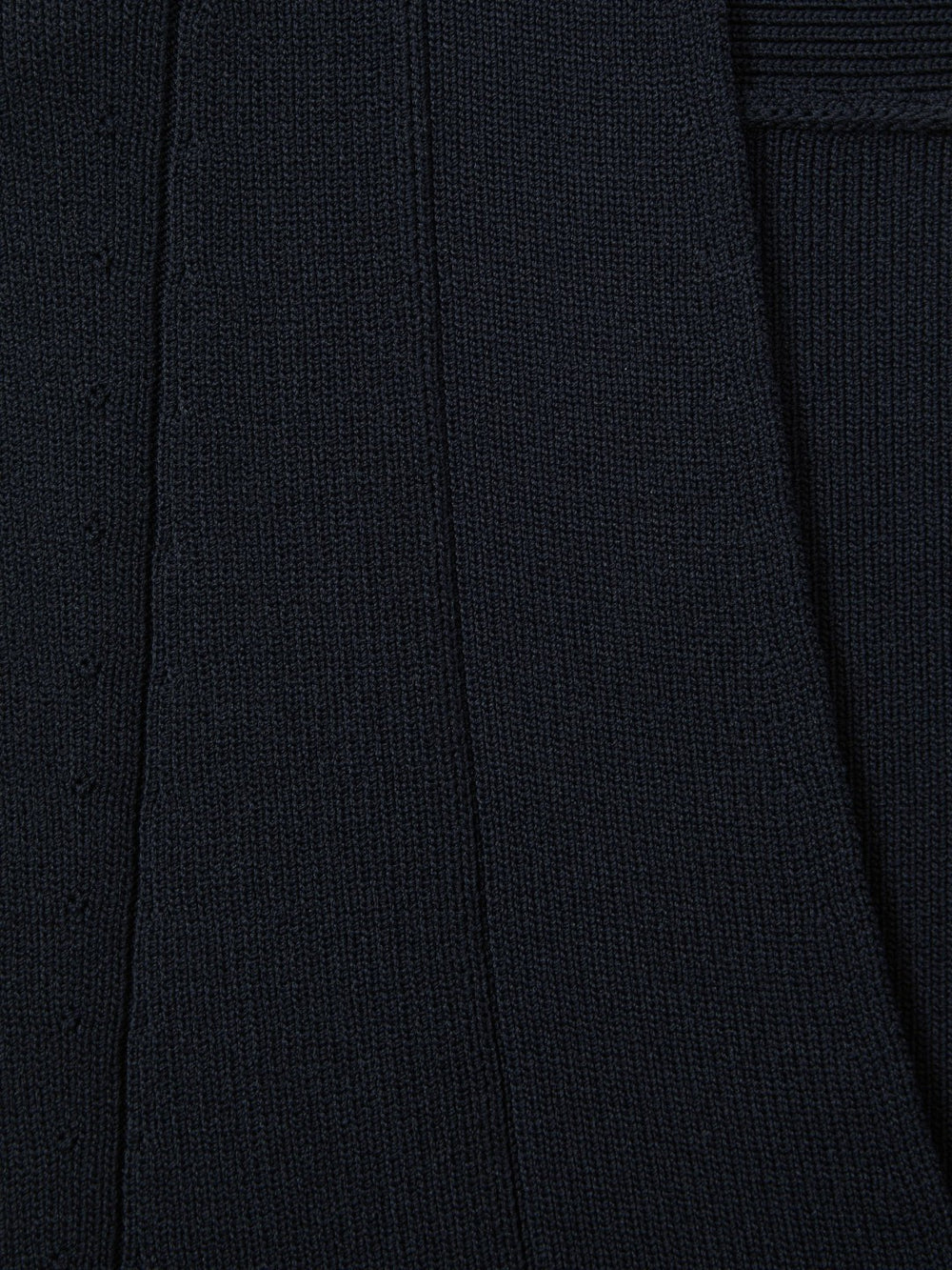 Knitted Sleeveless V-Neck Vest Navy | Women