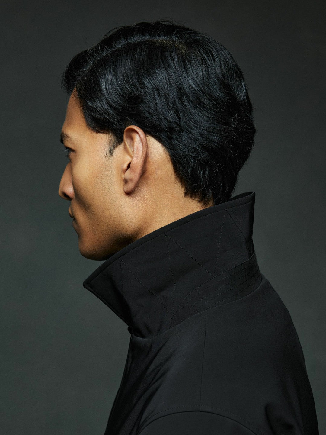 Hybrid Removable Funnel Neck Overcoat Black | Men