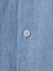 9-13 yrs Linen Cutaway Collar Shirt Sky Blue | Children & Baby