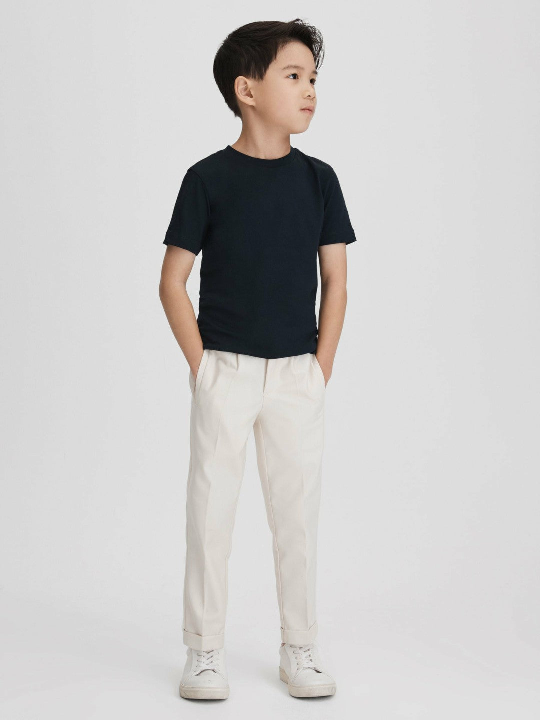 9-13 yrs Crew Neck T-Shirt Navy | Children & Baby