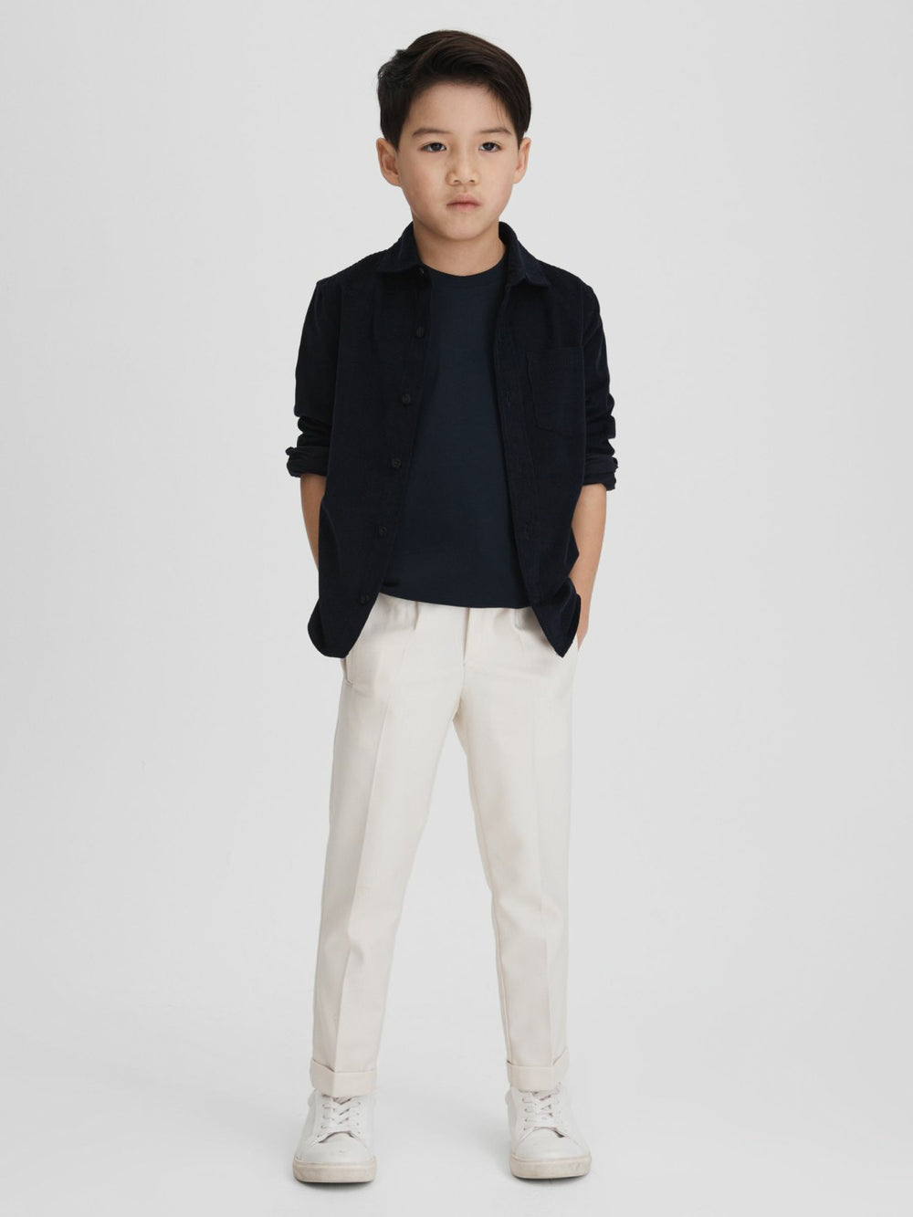 9-13 yrs Crew Neck T-Shirt Navy | Children & Baby