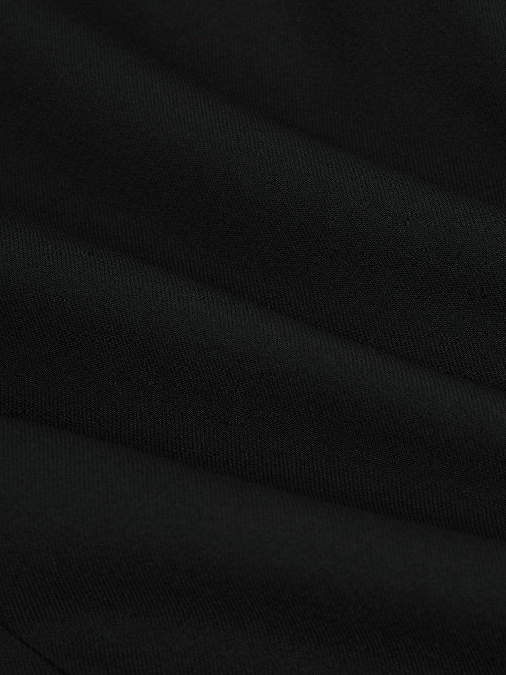 Wool-Blend Single-Breasted Suit Jacket Slim-Fit Black | Men