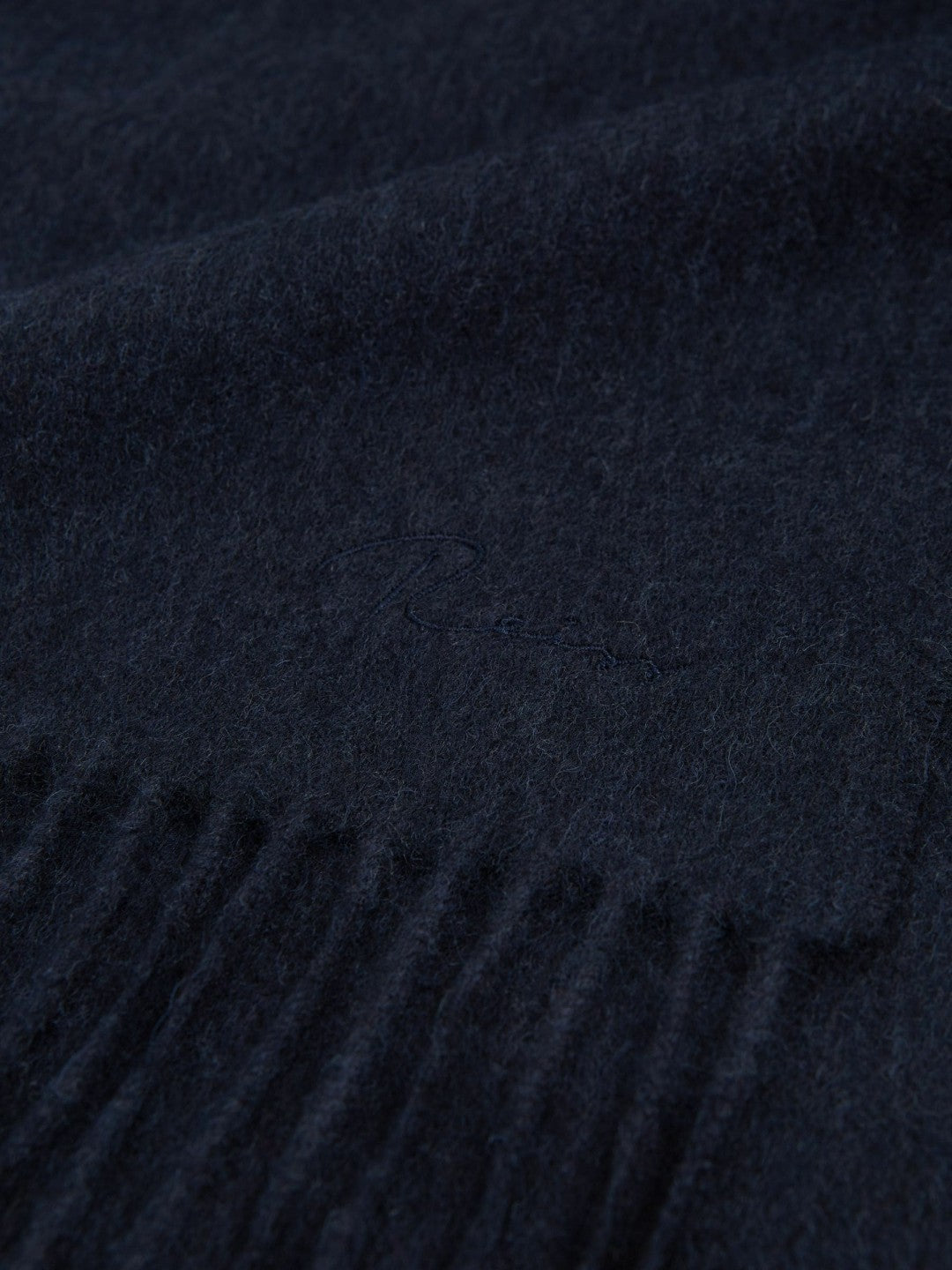 Wool and Cashmere Scarf Navy | Men