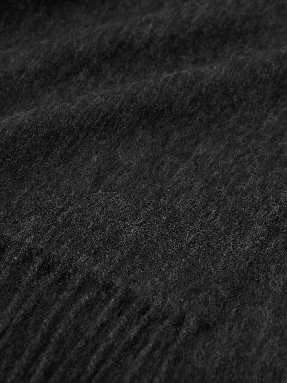 Wool and Cashmere Scarf Charcoal | Men