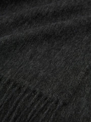 Wool and Cashmere Scarf Charcoal | Men