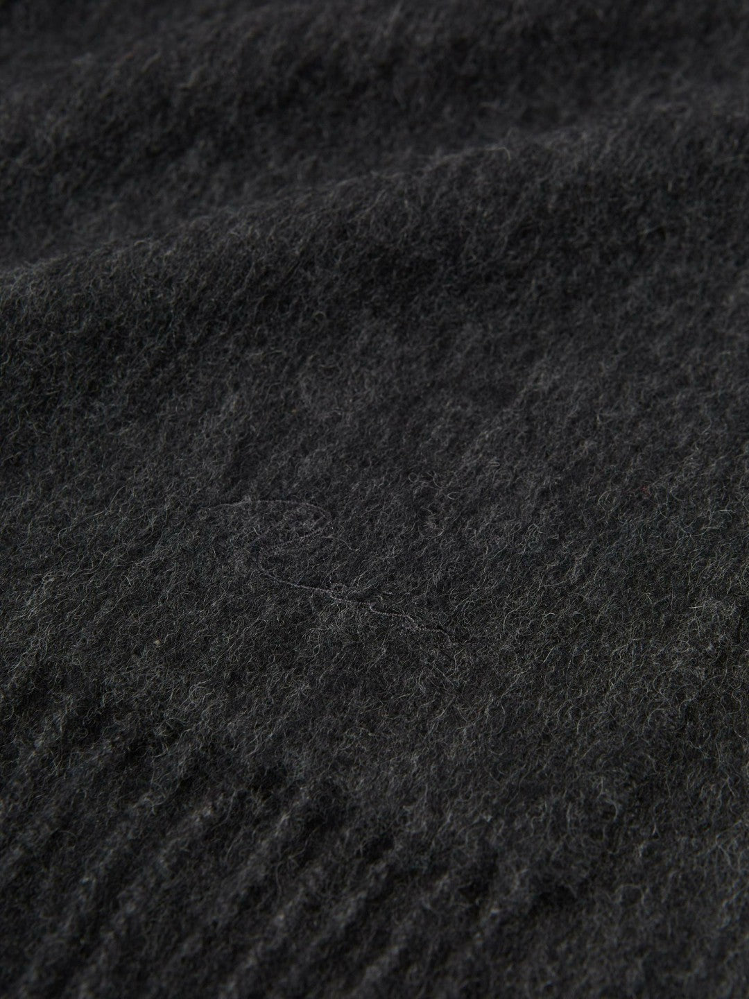 Wool and Cashmere Scarf Charcoal | Men