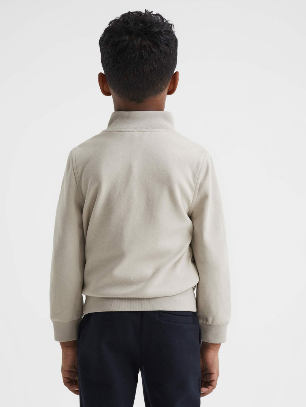 3-9 yrs Funnel Neck Quilted Hybrid Jacket Stone | Children & Baby