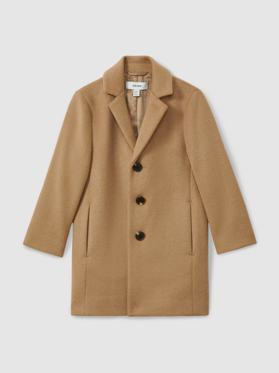13-14 yrs Single Breasted Overcoat Camel | Children & Baby