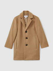 13-14 yrs Single Breasted Overcoat Camel | Children & Baby