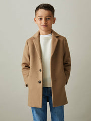 13-14 yrs Single Breasted Overcoat Camel | Children & Baby