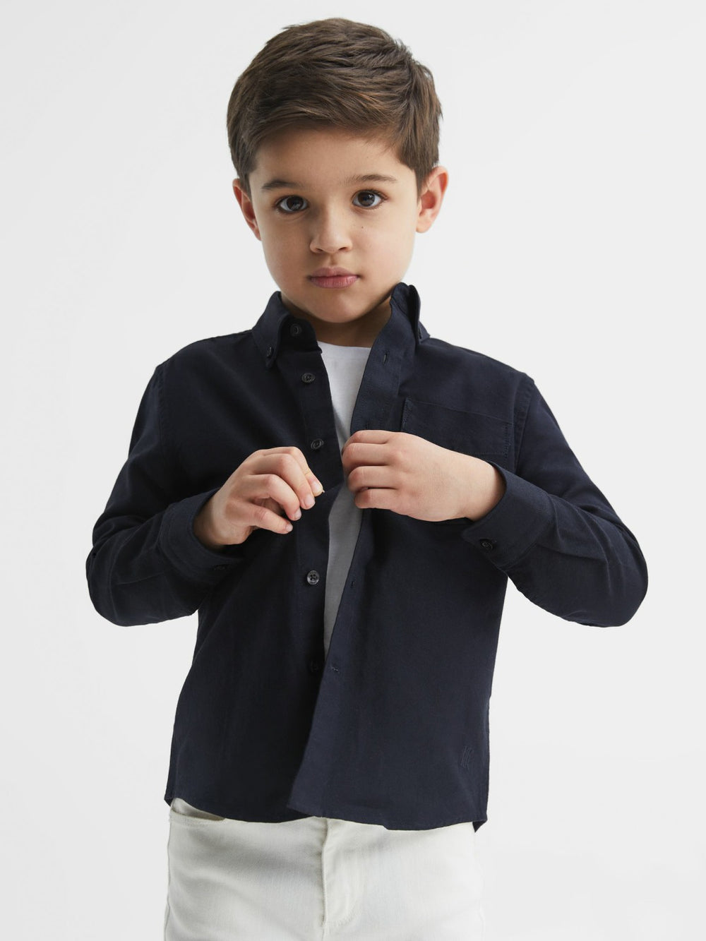 3-9 yrs Button Down Oxford Shirt Navy | Children & Baby