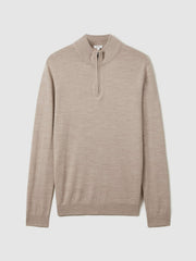 Merino Wool Half-Zip Jumper  | Men