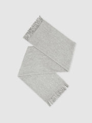 Wool-Cashmere Scarf Soft Grey | Women