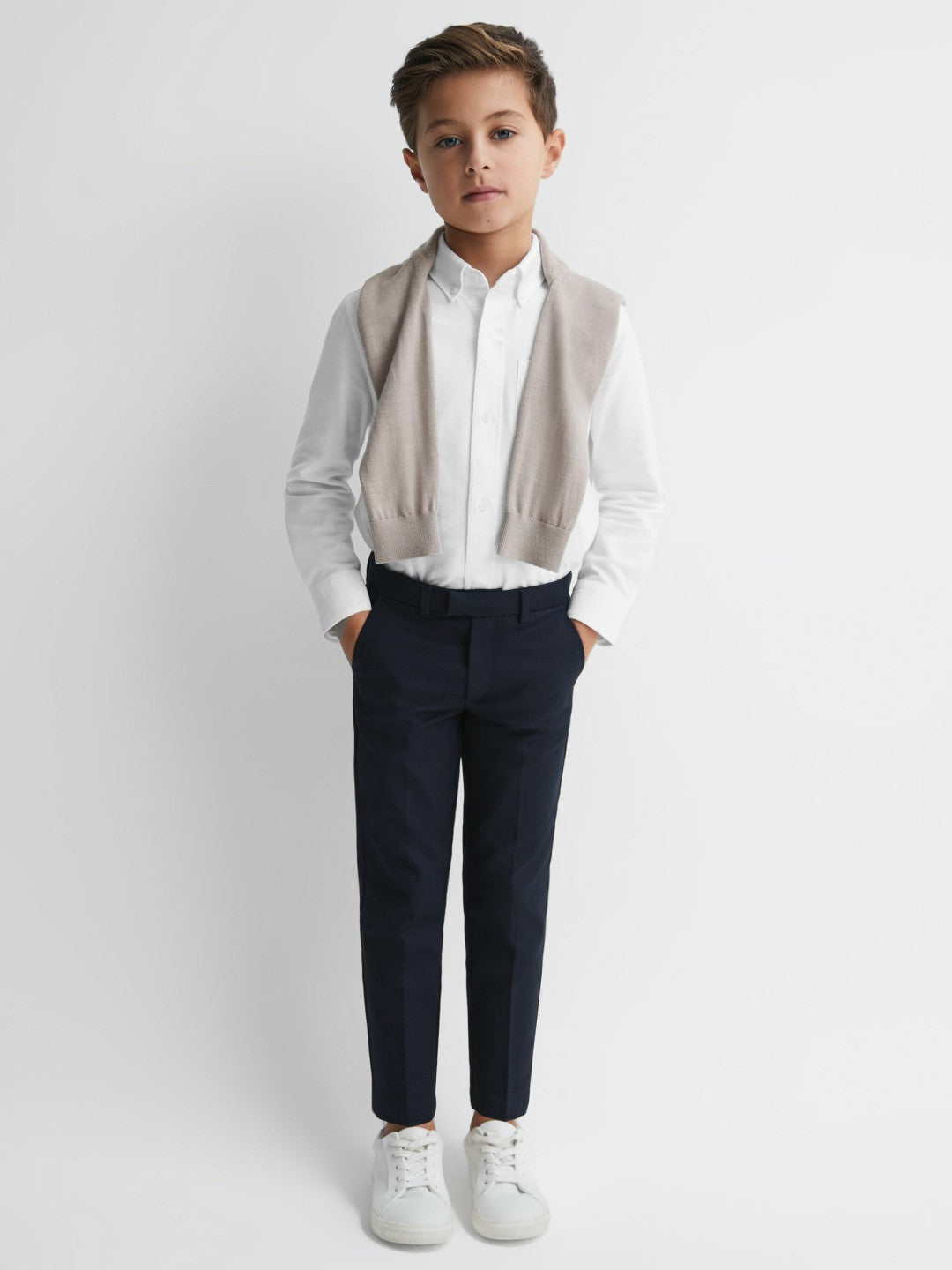 13-14 yrs Button Down Oxford Shirt White | Children & Baby