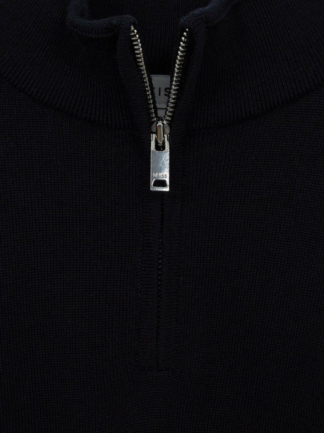 3-9 yrs Merino Wool Zip-Neck Jumper Navy | Children & Baby