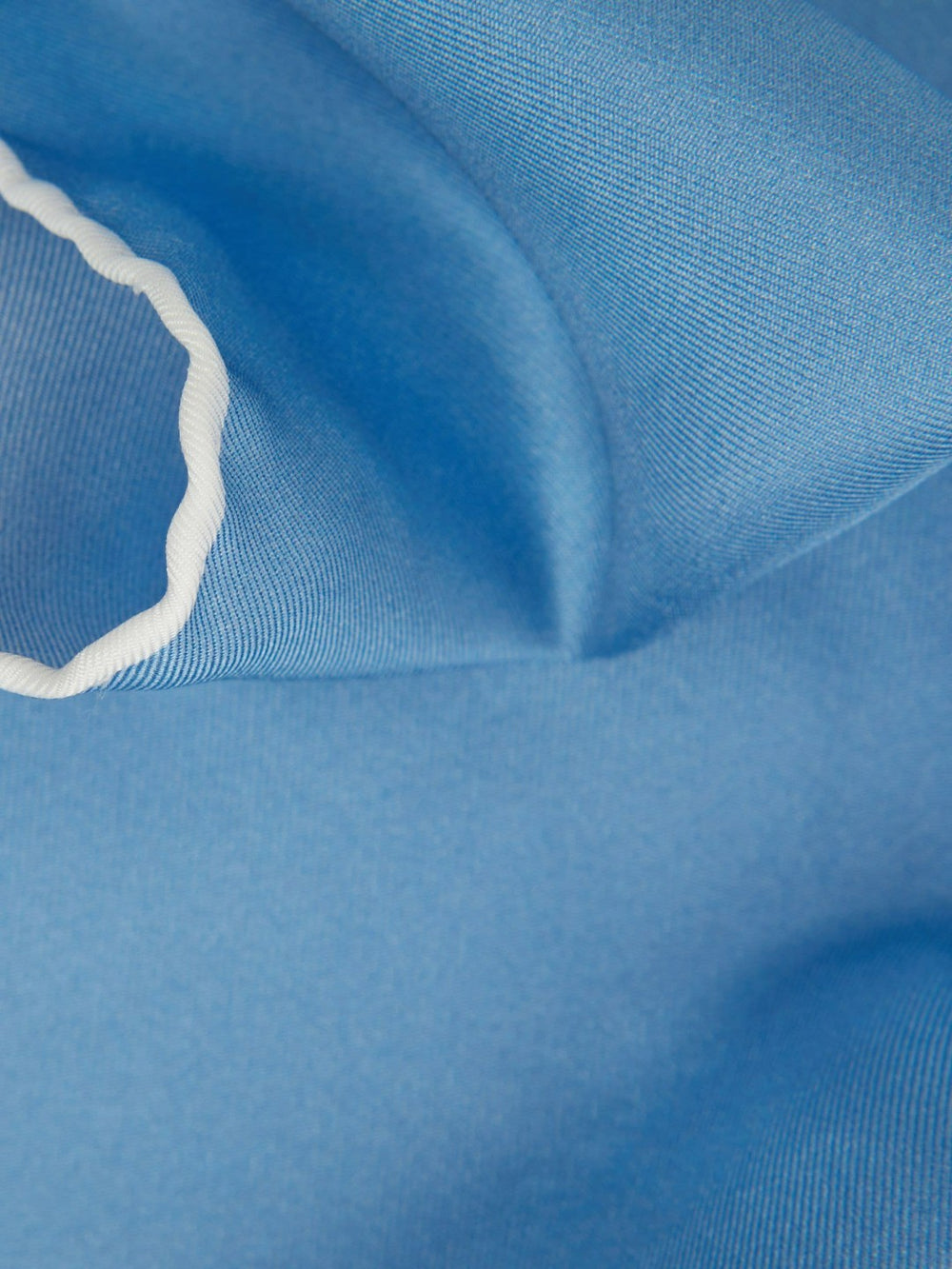 Plain Silk Pocket Square Soft Blue | Men