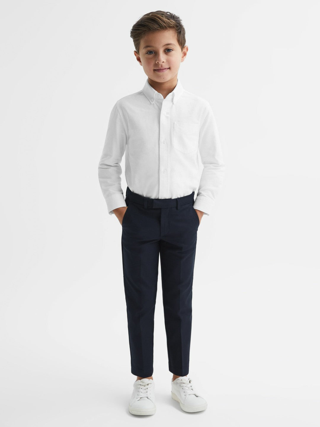 9-14 yrs Button Down Oxford Shirt White | Children & Baby