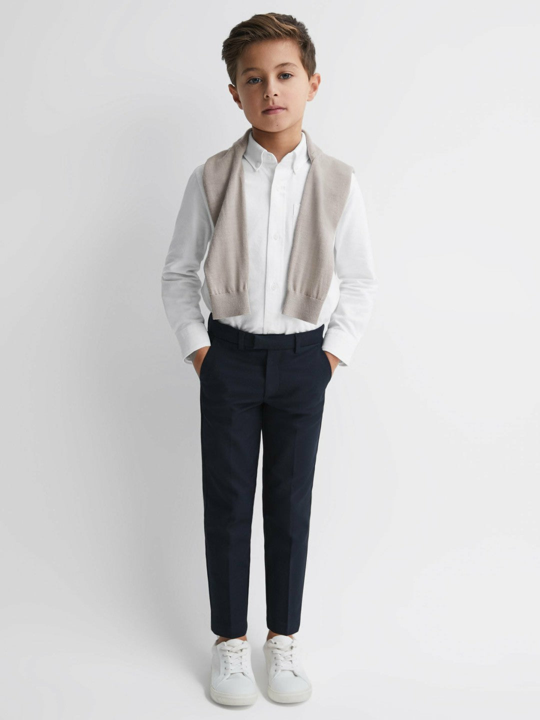 9-14 yrs Button Down Oxford Shirt White | Children & Baby