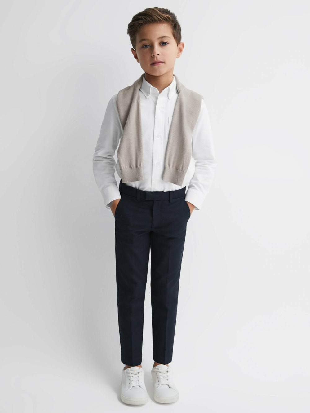 9-14 yrs Button Down Oxford Shirt White | Children & Baby