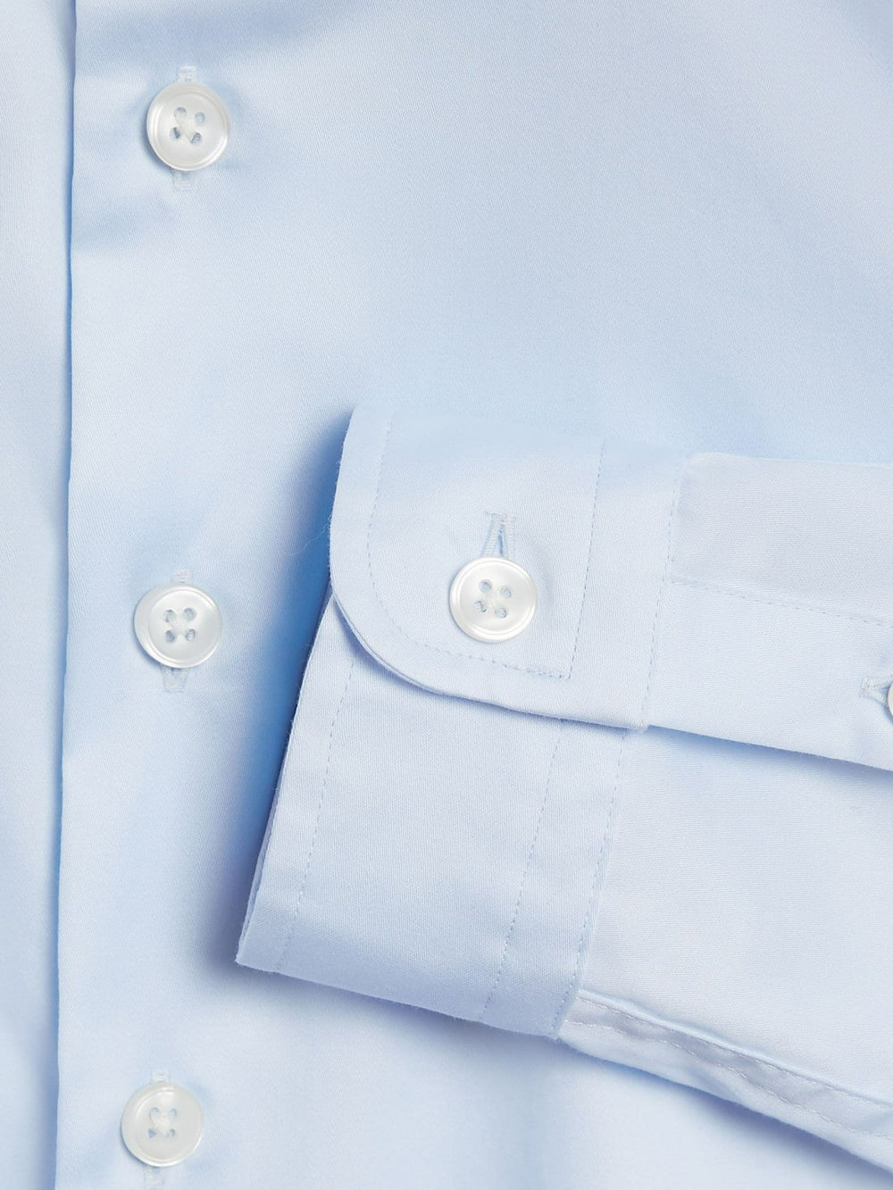 4-9 yrs Slim-Fit Cotton Shirt Soft Blue | Children & Baby