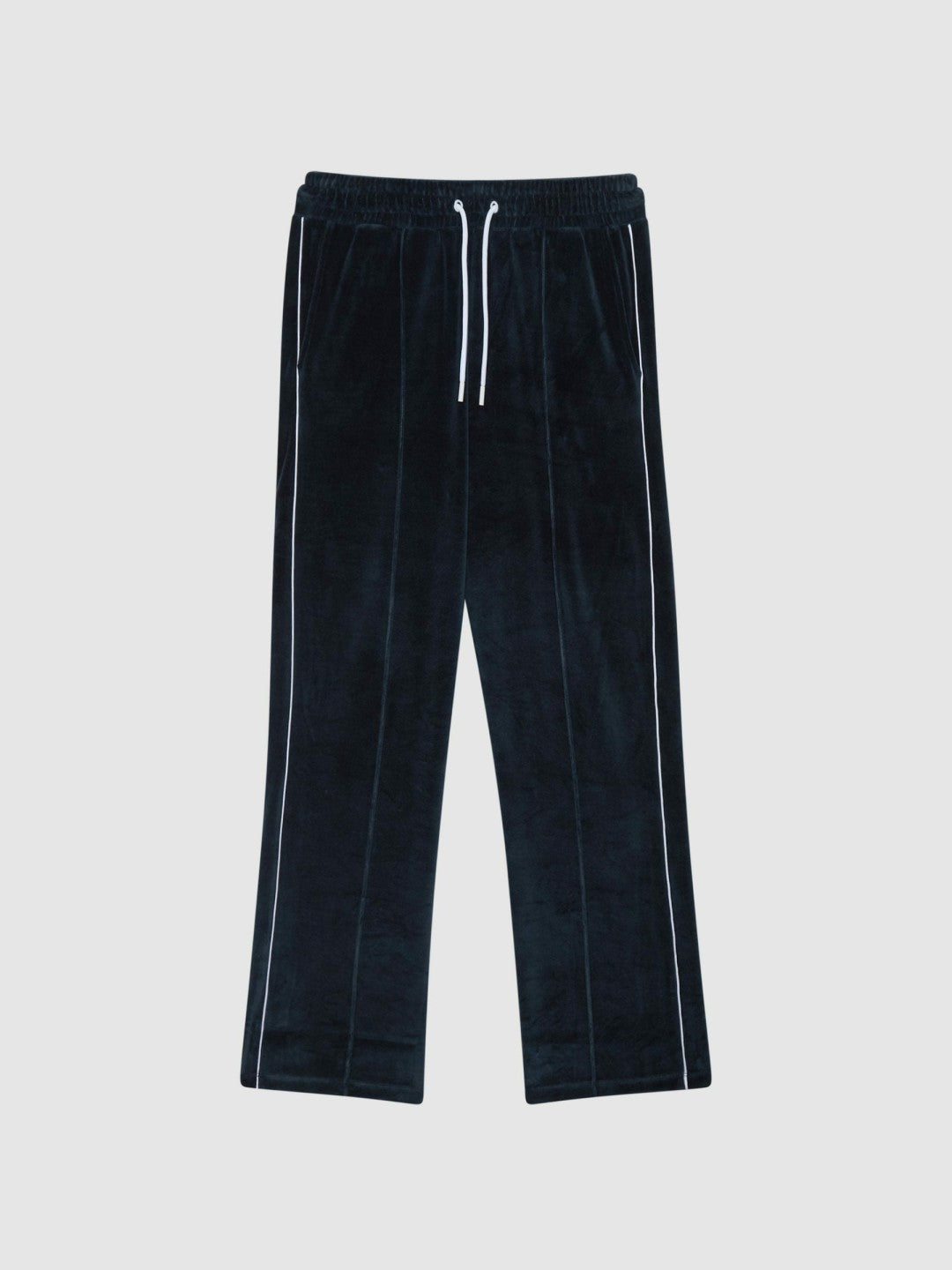 Velour Jogger With Piping Navy | Men
