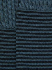 Striped Socks Airforce Blue/ Navy | Men