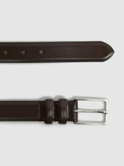 Smooth Leather Belt Chocolate | Men