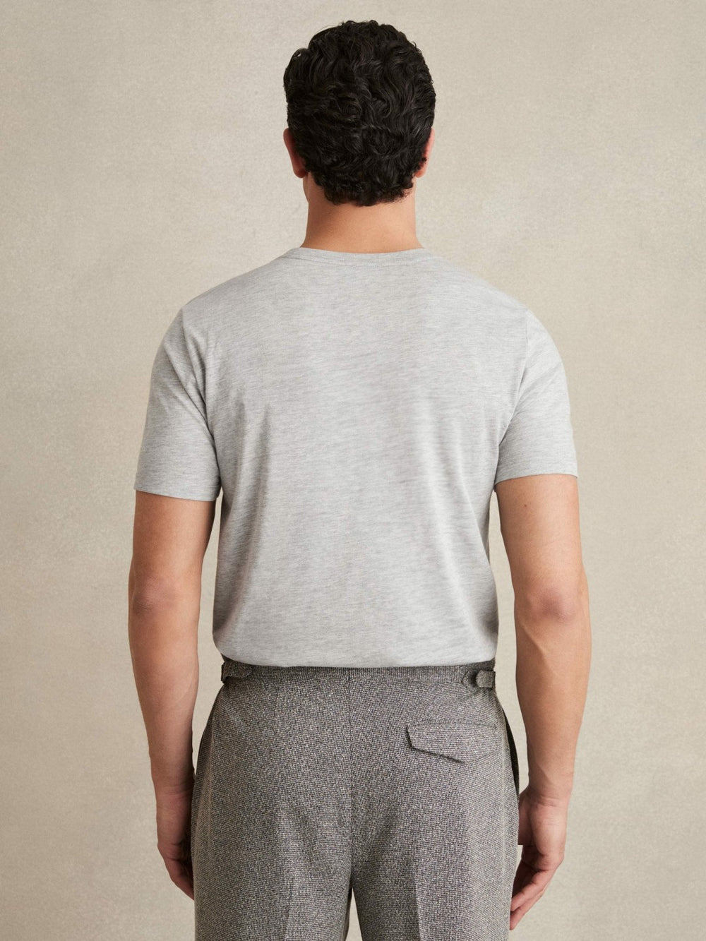 Cotton Crew Neck T-Shirt  | Men