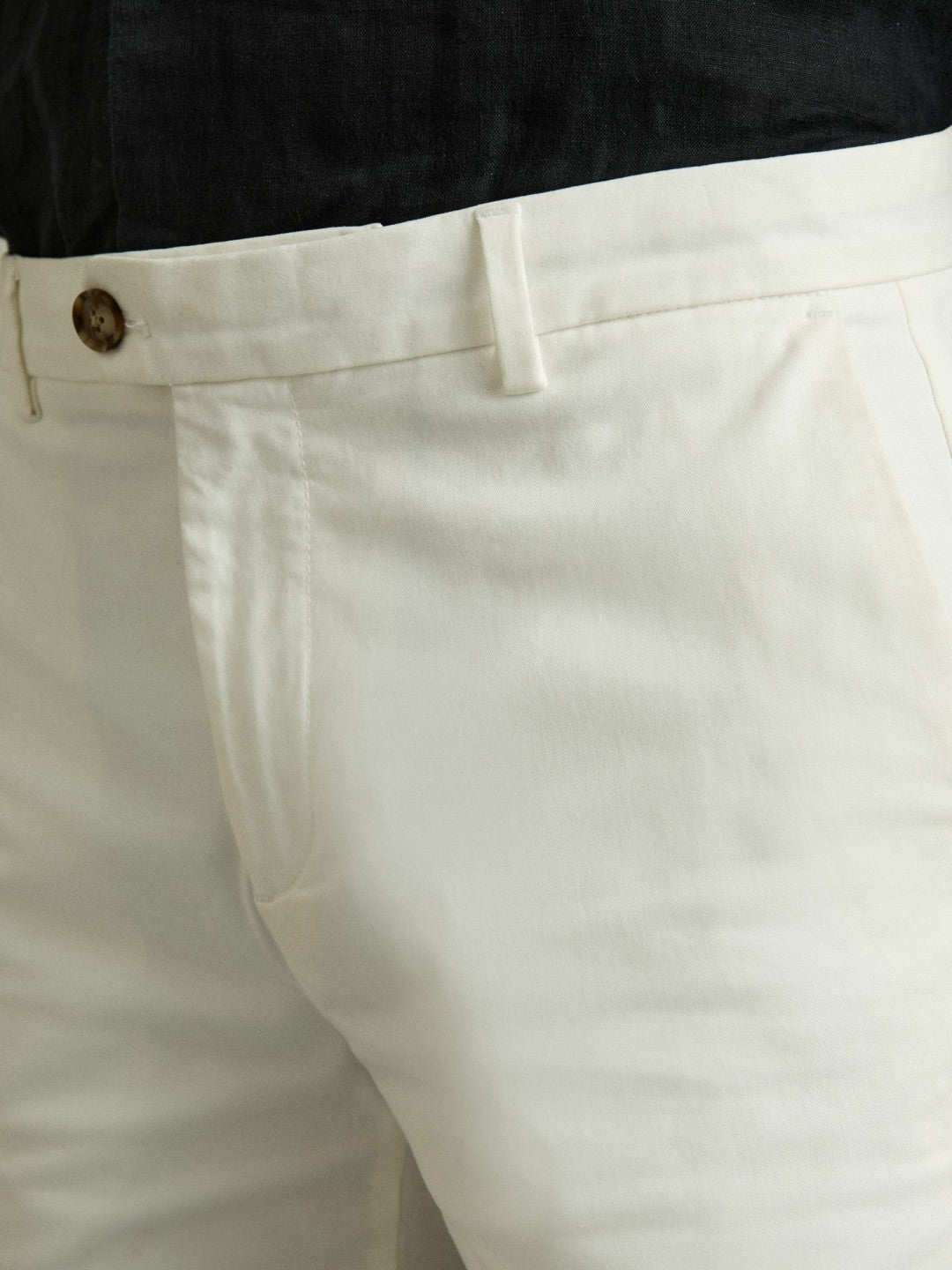 Short Length Casual Chino Shorts White | Men