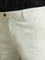 Short Length Casual Chino Shorts White | Men