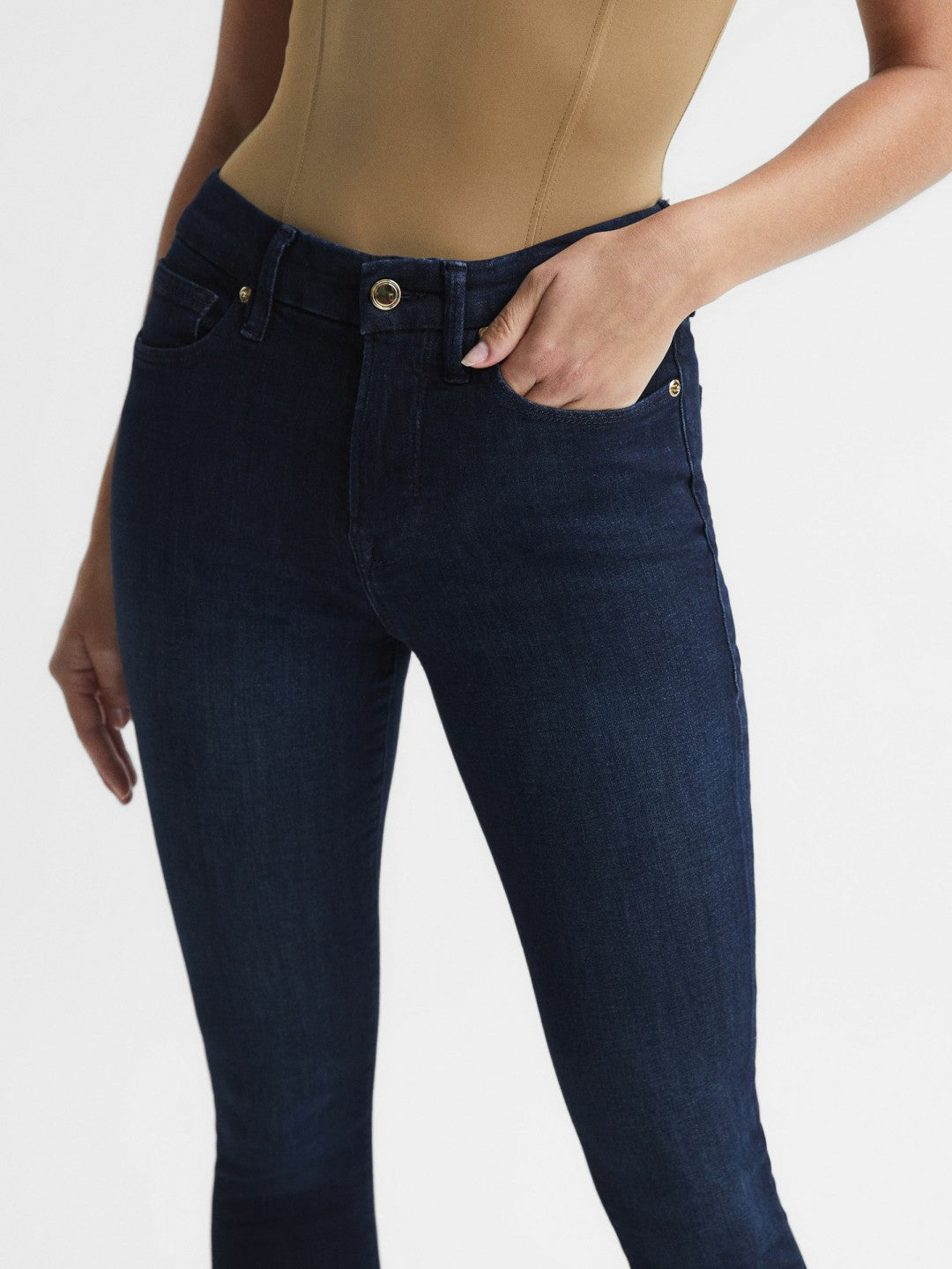 Good American Sculpting Skinny Jeans Indigo | Women