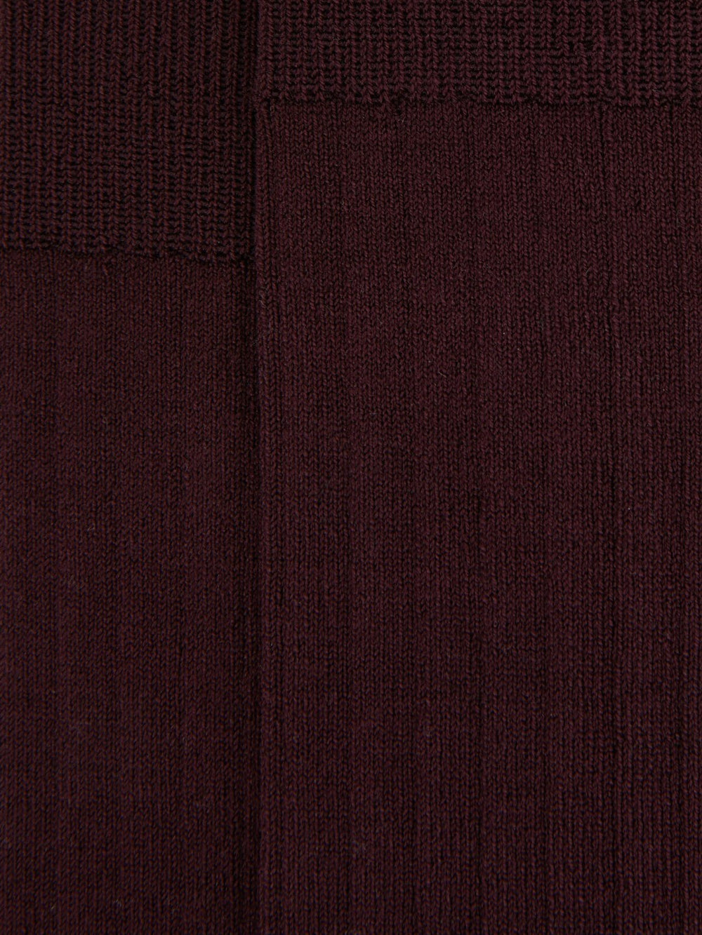 Ribbed Socks Bordeaux | Men