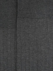 Ribbed Socks Charcoal | Men