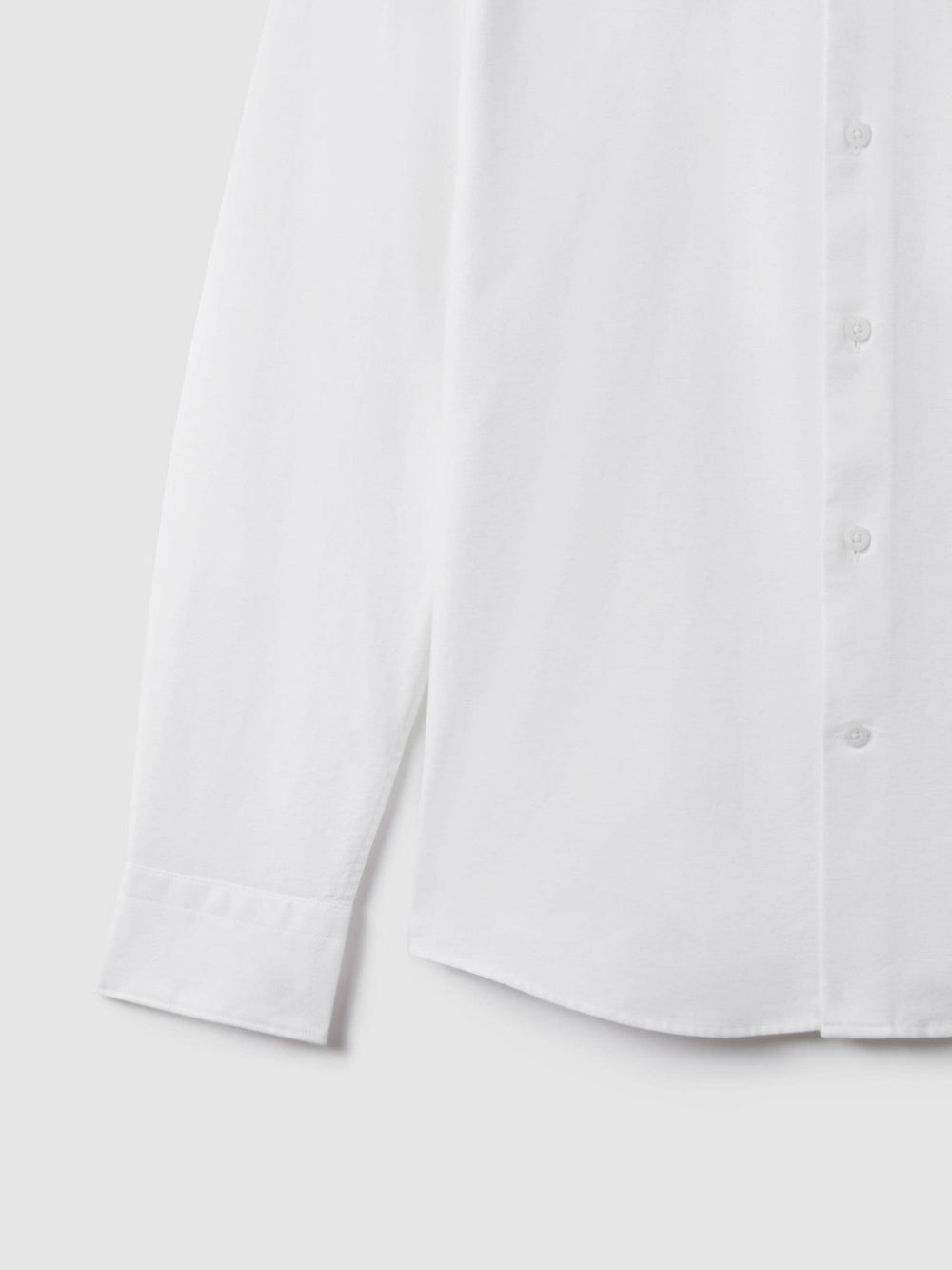 Slim-Fit Button-Down Collar Cotton Oxford Shirt White | Men