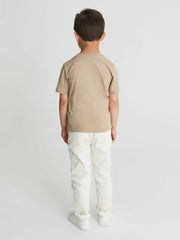 9-13 yrs Crew Neck T-Shirt Stone | Children & Baby