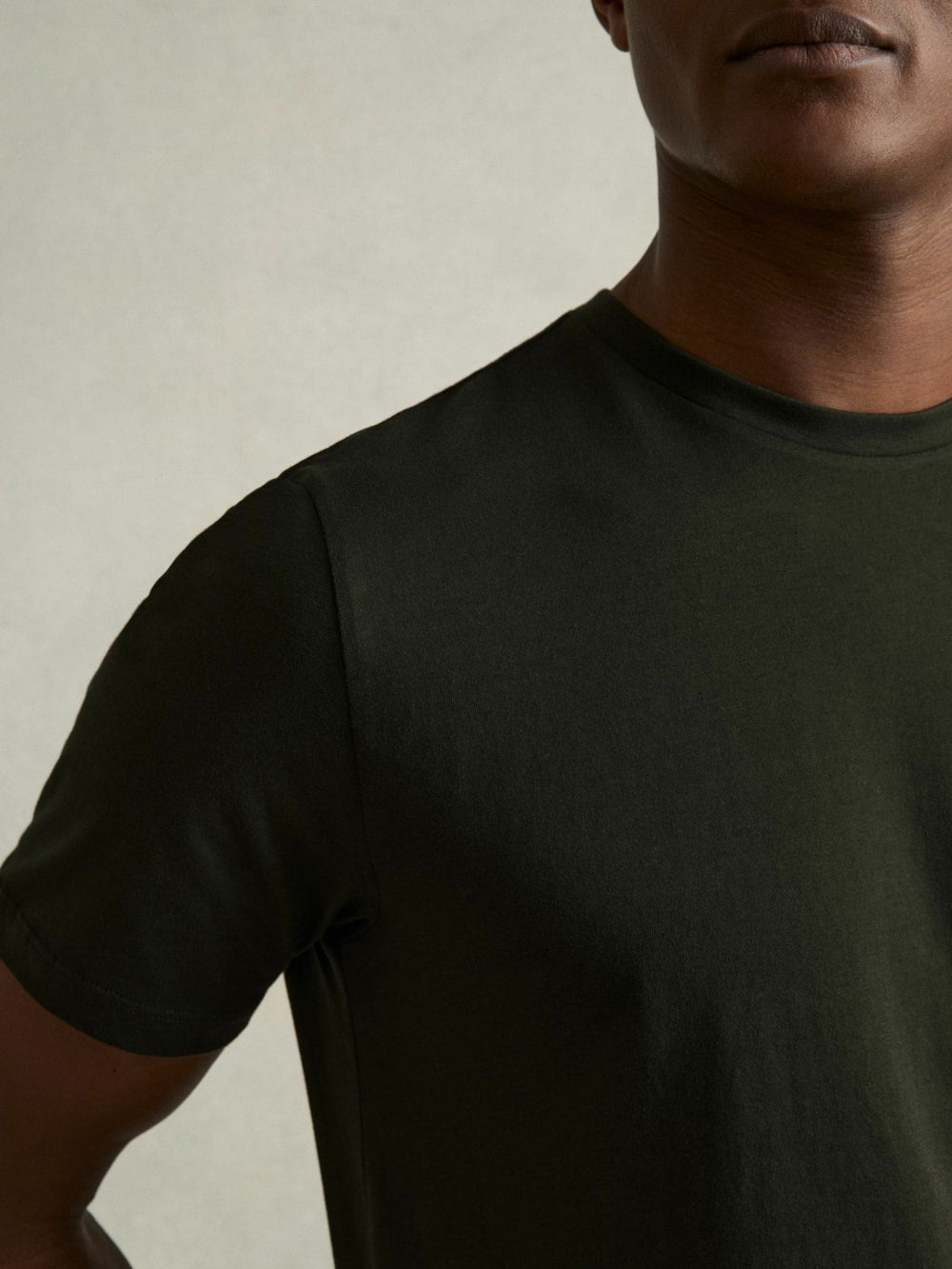 Cotton Crew Neck T-Shirt  | Men