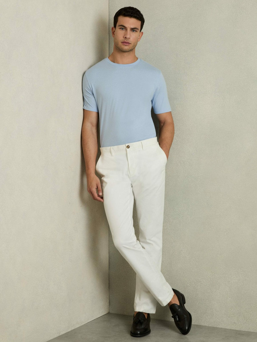 Cotton Crew Neck T-Shirt  | Men
