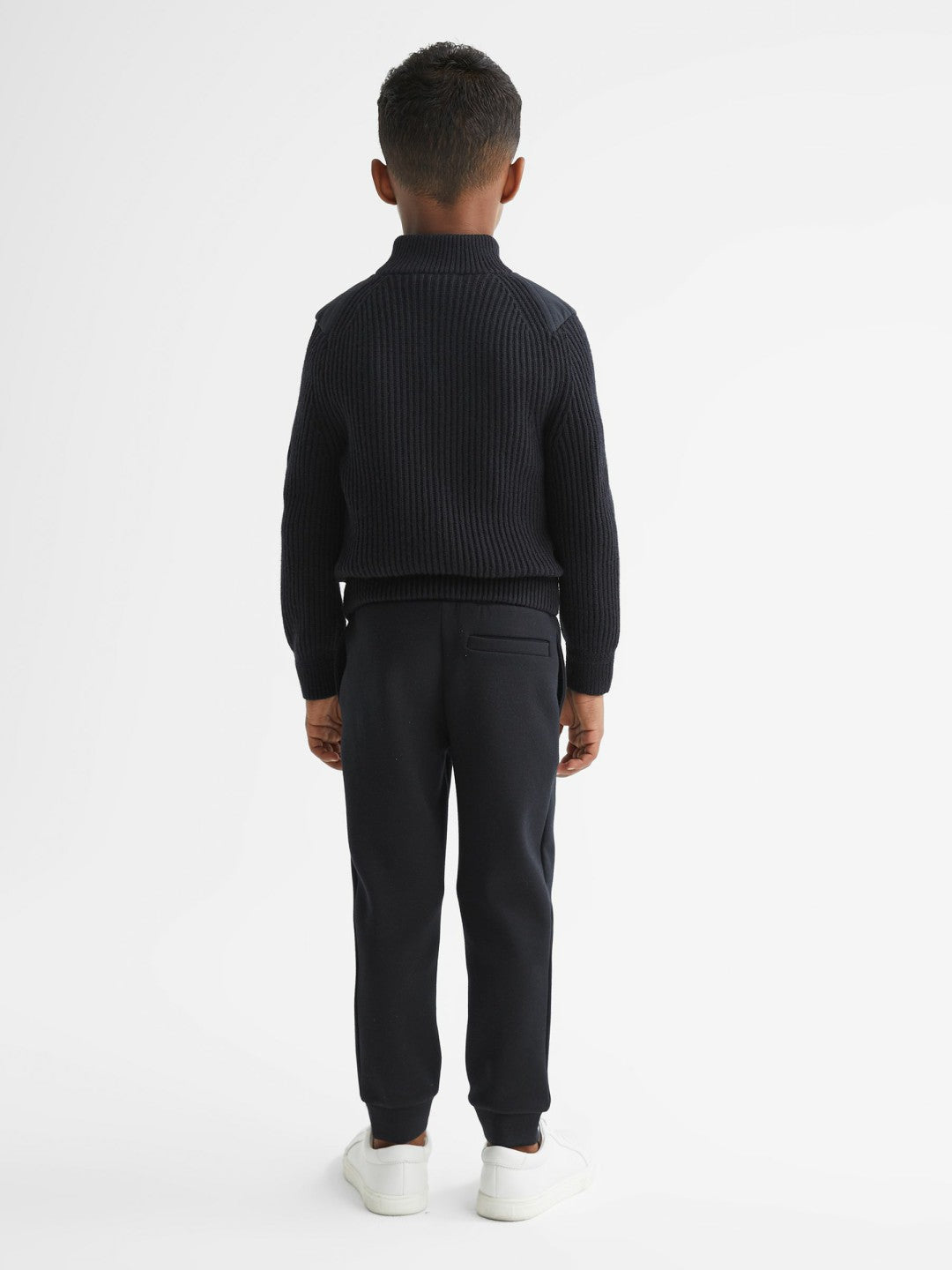 9-14 yrs Hybrid Zip Through Quilted Jacket Navy | Children & Baby