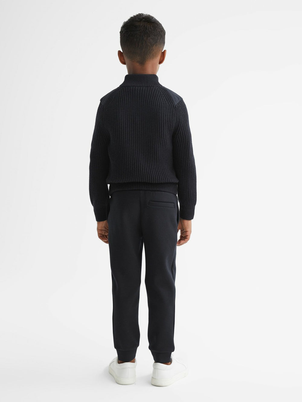 9-14 yrs Hybrid Zip Through Quilted Jacket Navy | Children & Baby